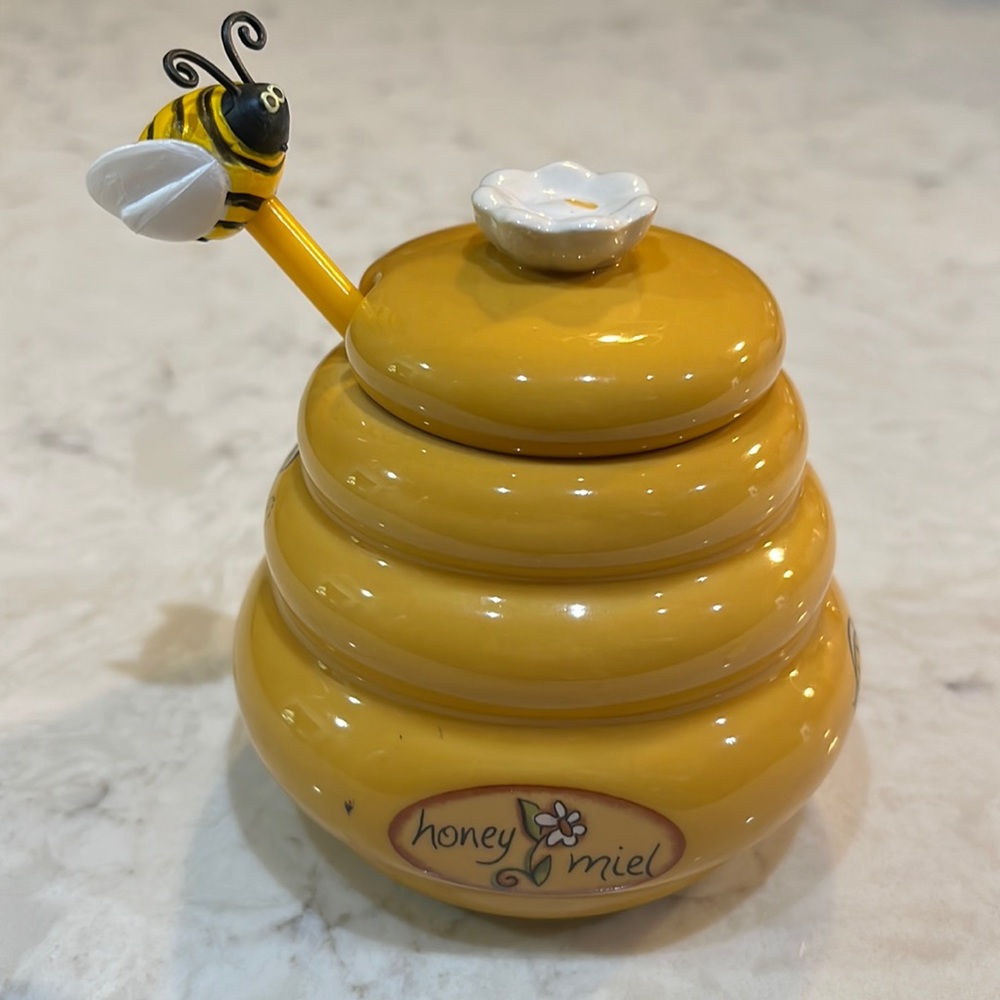Decorative Honey Pot